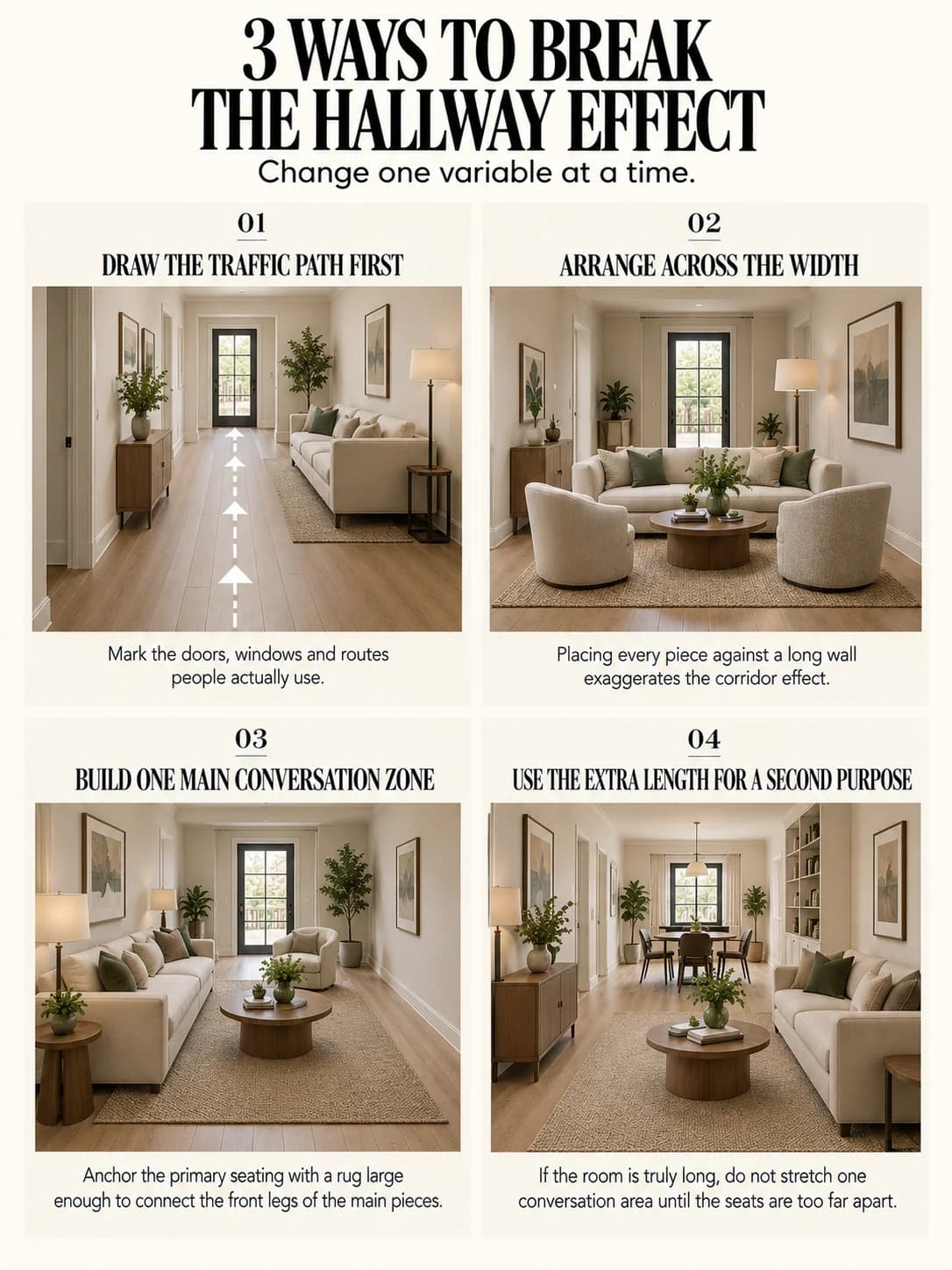 Educational guide: 3 ways to break the hallway effect