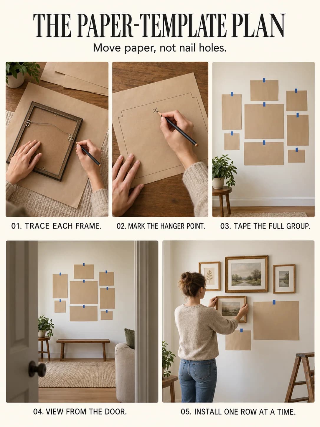 Educational guide titled THE PAPER-TEMPLATE PLAN
