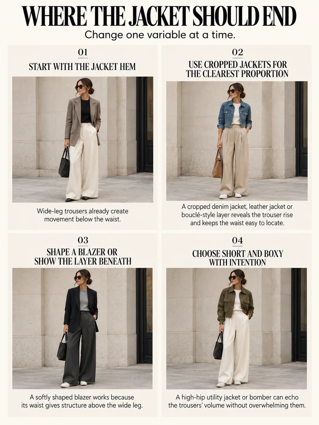 Educational guide: where the jacket should end